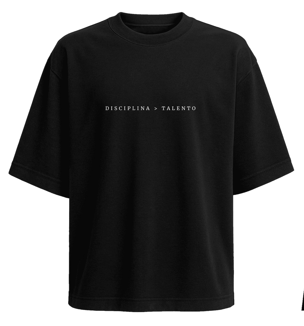 Polera Oversize Disciplina > Talento